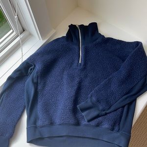 Lululemon 3/4 Zip Stand Out Sherpa Pullover Size 6